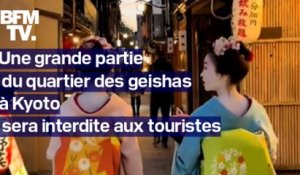 Une grande partie du quartier des geishas à Kyoto sera interdite aux touristes