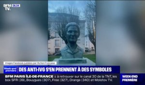 Statue de Simone Veil vandalisée, planning familial de Lille tagué...: des anti-IVG s'en prennent à des symboles