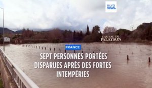 France : 7 personnes portées disparues à la suite du passage de la dépression Monica