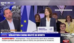 Sébastien Chenu, au sujet de Valérie Hayer: "C'est une candidate faible, à mi-chemin entre Valérie Pécresse et Nathalie Loiseau"