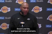 Lakers - Ham : "Être la meilleure version de nous-mêmes"