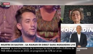 Meurtre de Bastian Payet : Sa maman en direct ce matin dans "Morandini Live" sur CNews