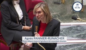 Colère des agriculteurs: "Le gouvernement a agi fort, il a agi vite" affirme Agnès Pannier-Runacher, ministre déléguée chargée de l'agriculture et de la souveraineté alimentaire