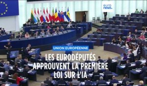 Les eurodéputés approuvent la loi sur l'intelligence artificielle à une écrasante majorité