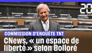 Commission d'enquête TNT : « CNews est un espace de liberté » selon Vincent Bolloré