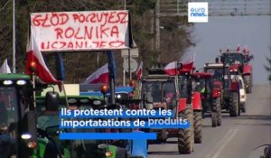 Des agriculteurs polonais bloquent un poste-frontière avec la Slovaquie