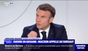 Guerre en Ukraine: Emmanuel Macron appelle au sursaut