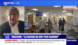 Éric Coquerel (député LFI): "Emmanuel Macron nous a hier fait rentrer encore un peu plus dans un rôle de belligérant et nous prépare à la guerre"