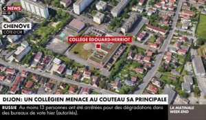 Dijon : Un collégien de troisième interpellé après avoir menacé avec un couteau la principale de son établissement qui est parvenue à prendre la fuite