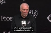 Spurs - Popovich : "Mes joueurs apprennent tous les soirs"