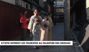 Kyoto interdit les touristes au quartier des geishas
