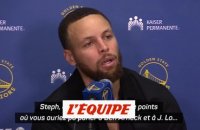 Curry : «Même si ce n'était que 9 ou 10 jours, ça m'a manqué» - Basket - NBA - Warriors