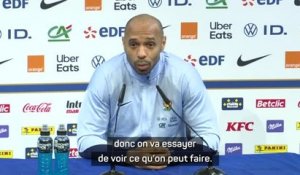 France U23 - Henry : "On va essayer de voir si on peut discuter avec le Real Madrid”