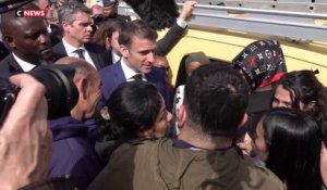 «C’est quoi le but, c’est de tout détruire ?»… Emmanuel Macron répond à une habitante de La Castellane : «Non , le but c’est de détruire les réseaux de trafiquants»