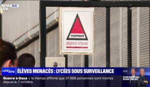 Menaces terroristes envoyées à des lycéens en Ile-de-France: "On a eu un peu de mal à dormir" raconte cette élève