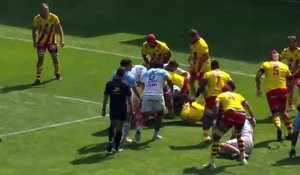 TOP 14 - Essai de Camille LOPEZ (AB) - Aviron Bayonnais – USA Perpignan