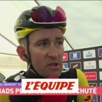 Tiesj Benoot : « Toute la course, j'ai pensé à Wout Van Aert » - Cyclisme - A travers la Flandre