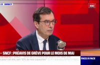 Menace de grève: pour Jean-Pierre Farandou, PDG de la SNCF, "le dialogue social fonctionne"