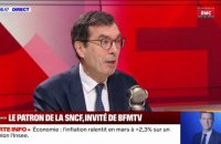 SNCF: "On a quand même le souci de nos clients" affirme Jean-Pierre Farandou, PDG de la SNCF