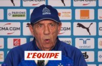 Jean-Louis Gasset : « Il faut pratiquement faire le match parfait » - Foot - L1 - OM