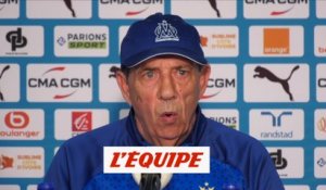 Jean-Louis Gasset : « Il faut pratiquement faire le match parfait » - Foot - L1 - OM