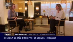 Evènement : Yaël Braun-Pivet conforte le soutien de la France à l'Ukraine