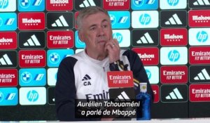 Ancelotti sur Mbappé : "Les supporters du Real supportent le Real, pas un joueur en particulier"