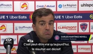 Toulouse - Martinez Novell : “Très content du clean sheet et des 3 points”