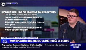Collégienne agressée à Montpellier: "On a un ensauvagement des jeunes (...) de plus en plus fort et puissant", estime Hugo Martinez (président de l'association "Hugo!")