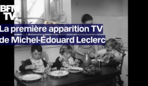 LIGNE ROUGE - La première apparition TV de Michel-Édouard Leclerc lorsque son père vient de lancer un premier magasin