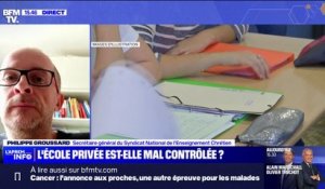 Écoles privées: "Il y a un contrôle régulier des rectorats", explique le secrétaire général du Syndicat National de l'Enseignement Chrétien
