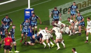 TOP 14 - Essai de Brian ALAINU'UESE (RCT) - Aviron Bayonnais - RC Toulon