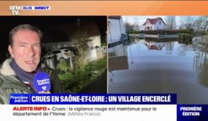 Inondations: après la fin de la vigilance rouge en Saône-et-Loire, la décrue est rapide