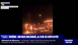 Rhône: un bus attaqué et incendié à Rillieux-la-Pape, la CRS 83 déployée