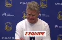 Kerr retient les entrées des remplaçants malgré la défaite - Basket - NBA - Warriors