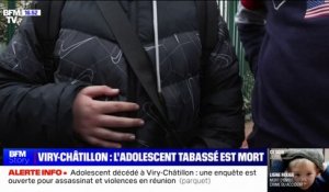 "Ça fait mal au cœur et ça fait mal au ventre": Le témoignage d'un collégien scolarisé dans le même établissement que l'adolescent tué à Viry-Châtillon par plusieurs personnes cagoulées