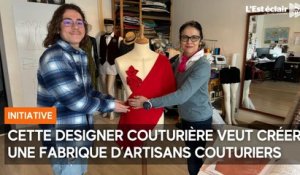 Angelica Pirv, designer coutière, veut créer une fabrique d'artisans couturiers