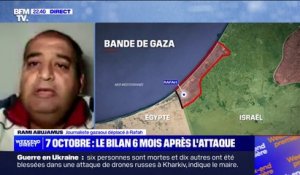 "C'est la vie dure, c'est la misère": Rami Abujamus, journaliste à Gaza et déplacé à Rafah, témoigne sur BFMTV
