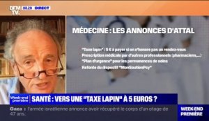 "Le gouvernement méprise le métier de médecin": Jean-Paul Hamon, médecin généraliste, réagit aux annonces de Gabriel Attal sur la santé