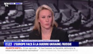 Marion Maréchal (Reconquête): "Je ne suis pas pour qu'il y ait d'envoi d'armes" à l'Ukraine