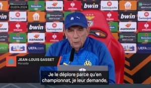 Marseille - Gasset : “Ils abordent cette Coupe d'Europe dans un état d'esprit différent”
