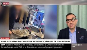 EXCLU - Vendeuse voilée à Strasbourg - Jean Messiha annonce dans "Morandini Live" une cagnotte pour le propriétaire du magasin menacé de mort: "J'estime que ce gérant est un héros" - Regardez