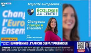 Une affiche de campagne pour les élections européennes fait polémique