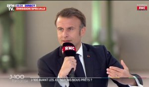 "On n'est pas totalement à la hauteur": Emmanuel Macron évoque l’accessibilité du métro parisien à 100 jours des JO