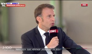 Porter la flamme olympique? "Ce n'est pas ma place ni mon rôle", répond Emmanuel Macron