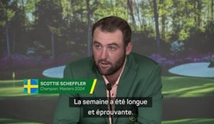 Masters - Scheffler : “Une victoire extrêmement spéciale”