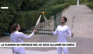 La flamme olympique des JO 2024 allumée en Grèce