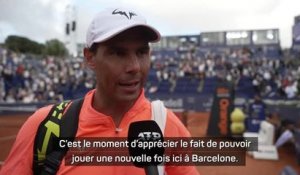 Barcelone - Nadal : “C’est le moment d’apprécier de pouvoir jouer une nouvelle fois ici”