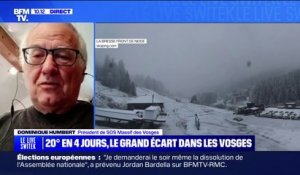 Chutes des températures: "On est passés de 25 degrés il y a quatre jours à 3 ou 4 degrés en très peu de temps" explique le président de SOS Massif des Vosges