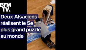 42.000 pièces assemblées en 195h: deux Alsaciens réalisent le 5e plus grand puzzle au monde